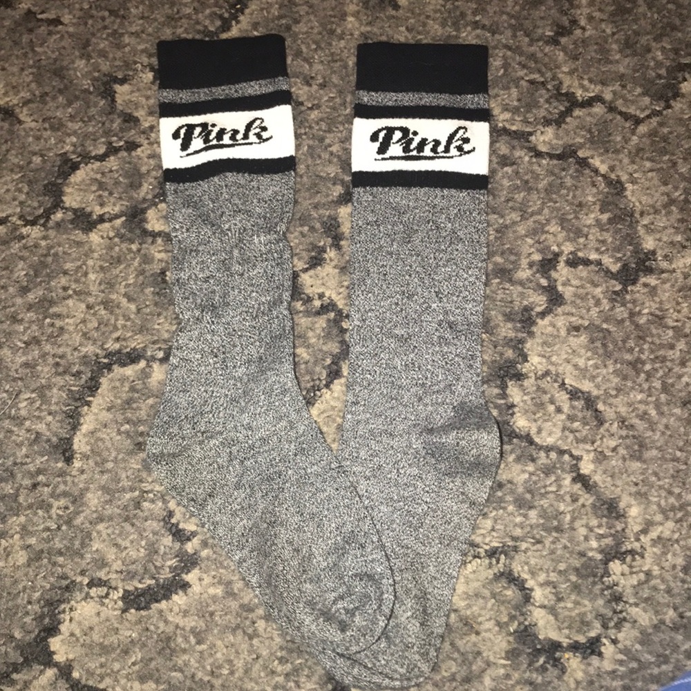 Victoria’s Secret pink high socks